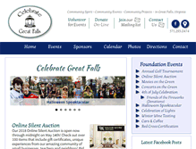 Tablet Screenshot of celebrategreatfalls.org